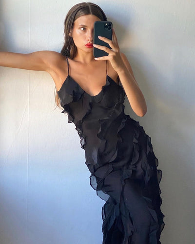 Zara - Elegantes Rüschenkleid