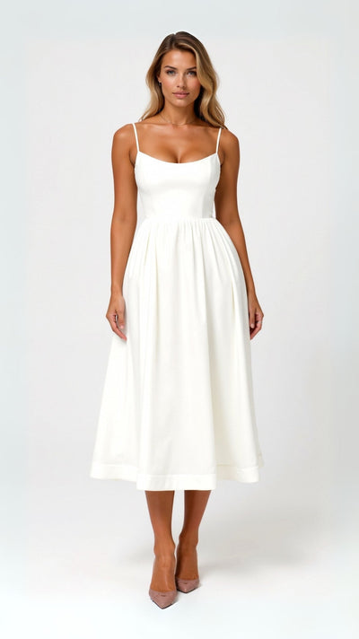 Carmeline | Maxikleid mit fließender Silhouette