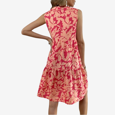 Noréa Midi-Kleid mit ausgestelltem Blumenmuster