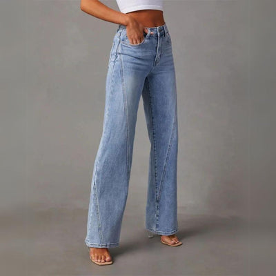 Alvara | Jeans mit hoher Taille und geradem Bein