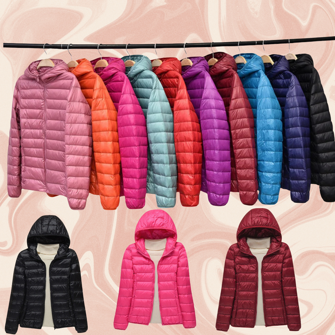 Georgina | Leichtdaunenjacke mit Kapuze