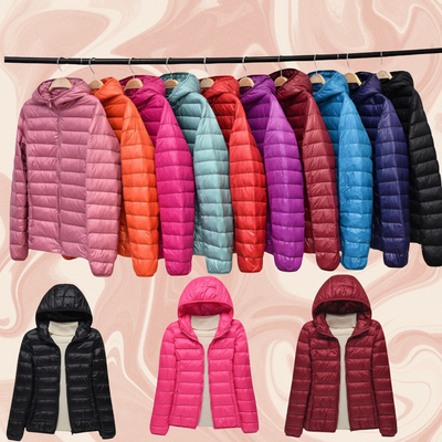 Georgina | Leichtdaunenjacke mit Kapuze