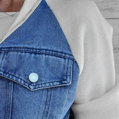 Felicia | Einzigartige Jeansjacke mit Vintage-Touch