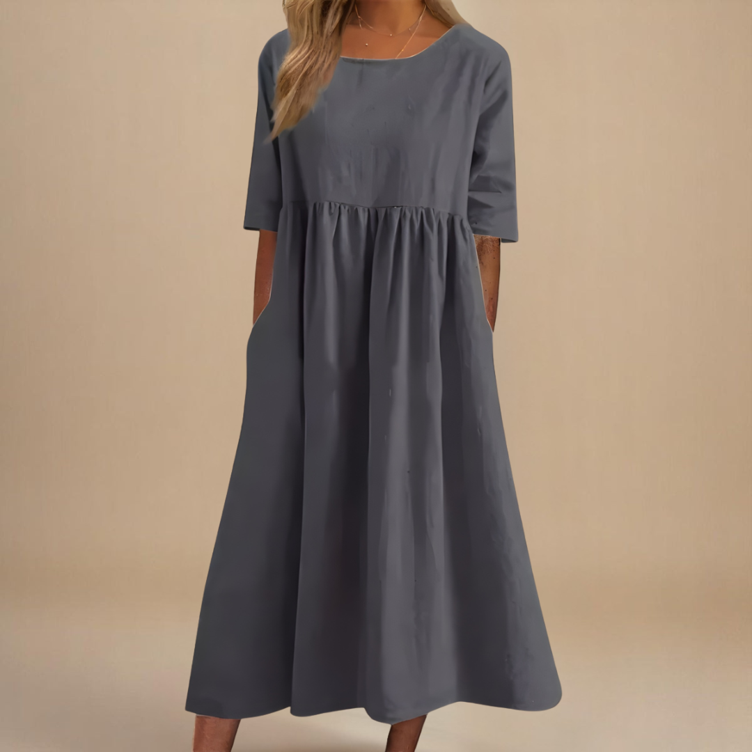 Sofia | Schmeichelndes Baumwollkleid
