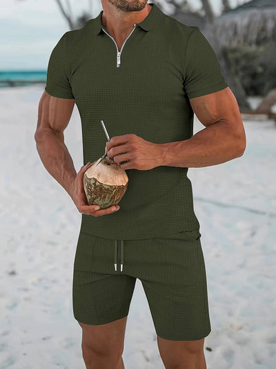 Alwin | Klassisches zweiteiliges Urlaubs-Outfit-Set