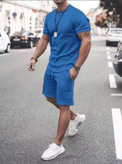Brayen | Bequemes Set aus kurzärmligem T-Shirt und Shorts