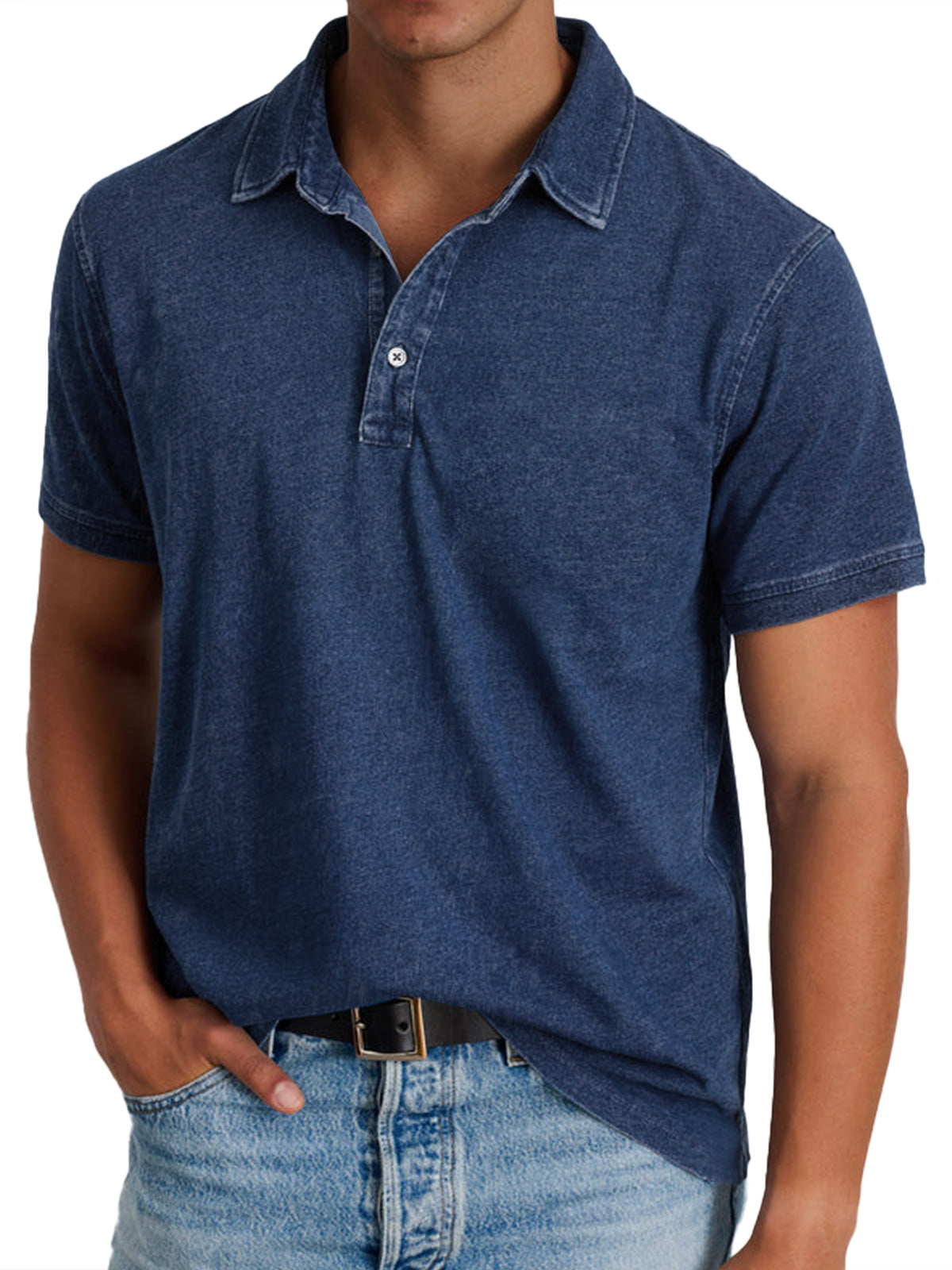 Menno | Klassisches Poloshirt Marine