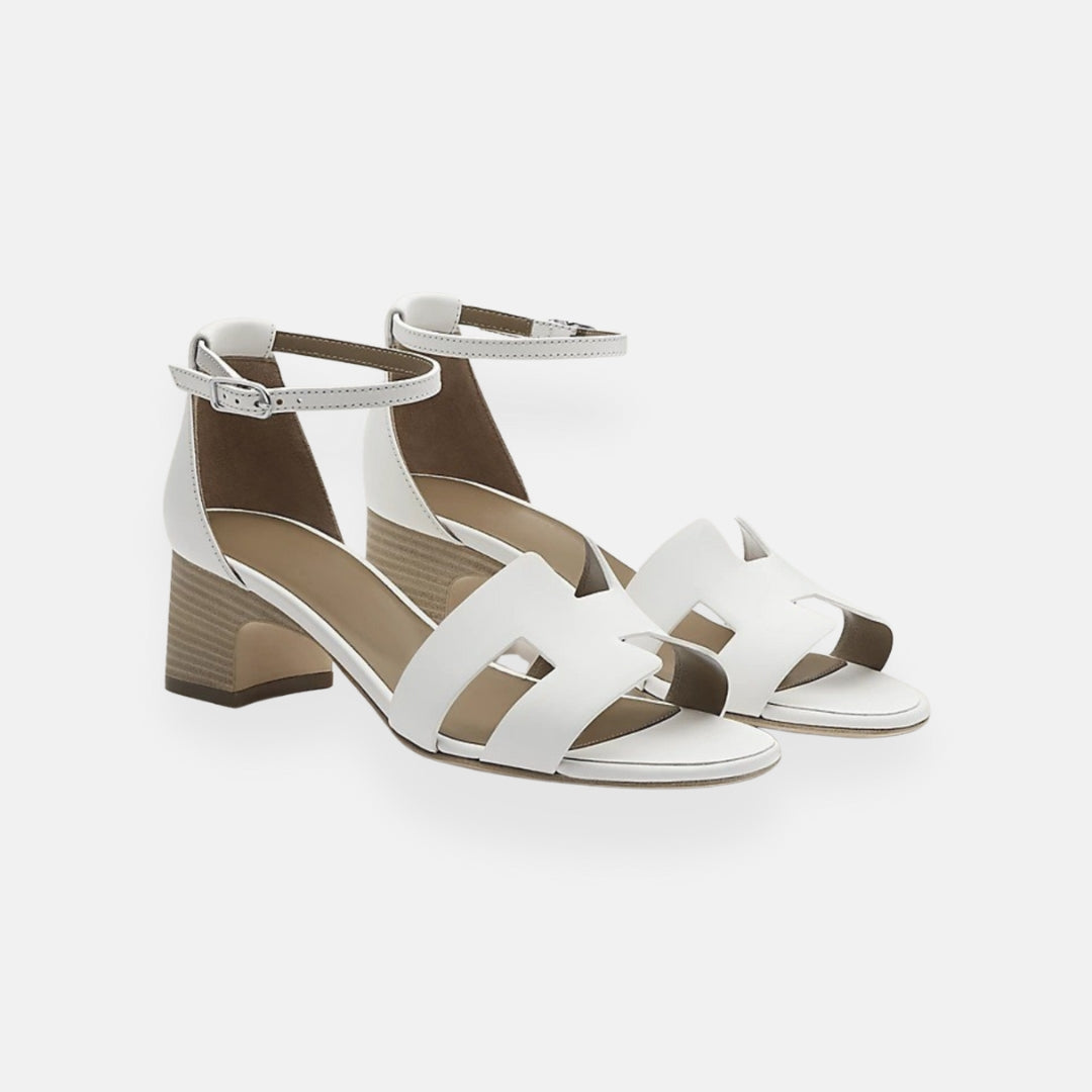 Elena | Sandalen mit Knöchelriemen und Absatz