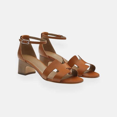 Elena | Sandalen mit Knöchelriemen und Absatz