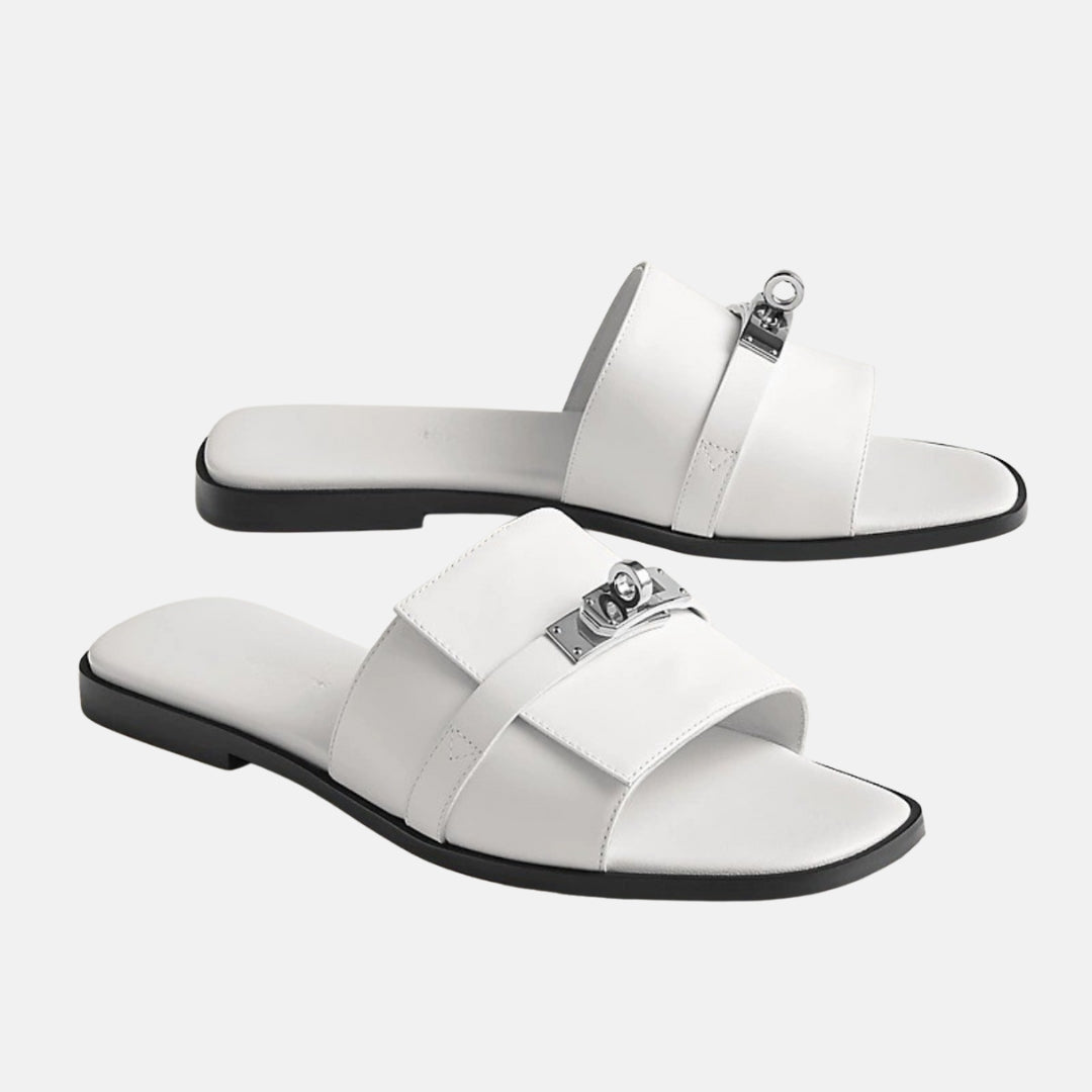 Aria | Elegante schwarze Pantoletten