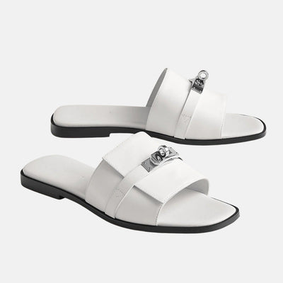 Aria | Elegante schwarze Pantoletten