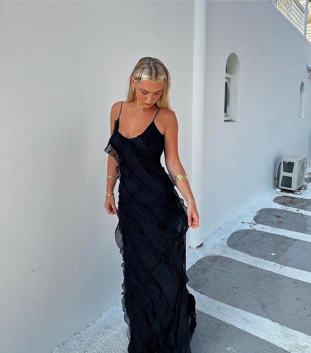 Zara - Elegantes Rüschenkleid