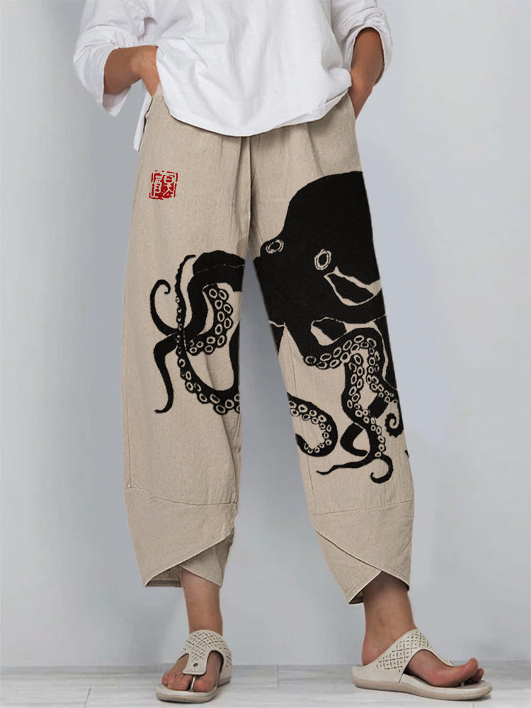Charlotte | Ukiyo Octopus Pants