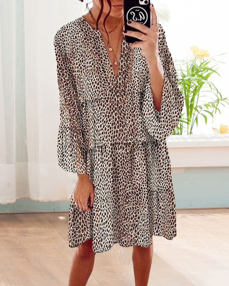 Rhea | Schickes Leopardenkleid