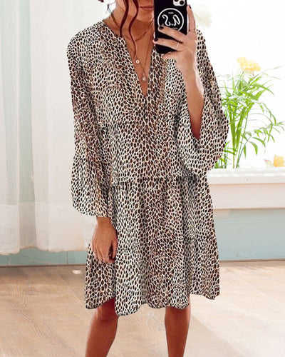 Rhea | Schickes Leopardenkleid