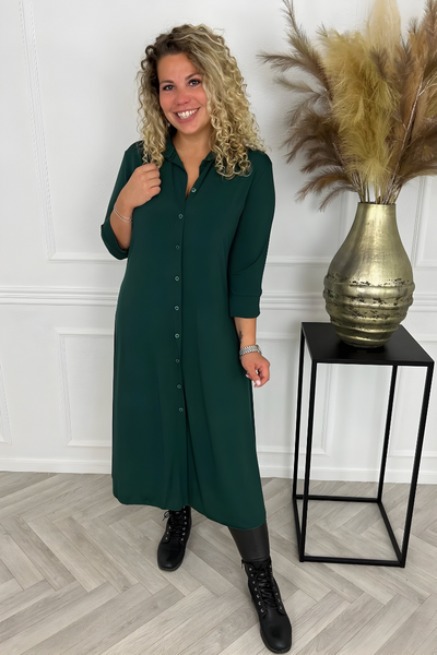 Olivia | Maxi-Hemdkleid aus knitterfreier Seide