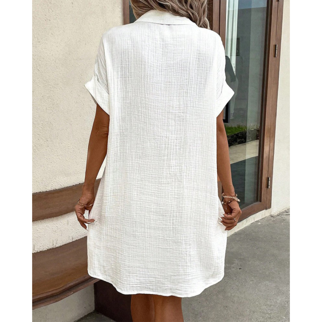 Tabea | Schickes Midikleid mit Kragen