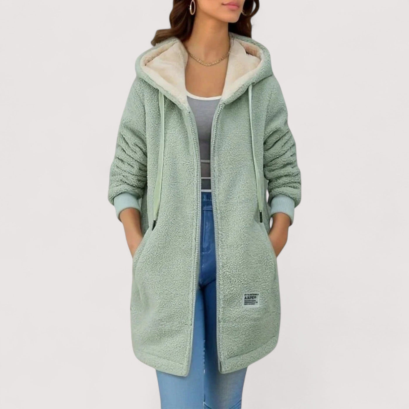 Damen Teddyjacke CozyCloud