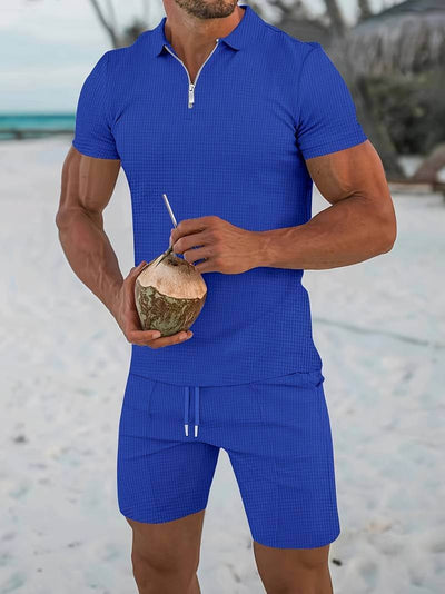Alwin | Klassisches zweiteiliges Urlaubs-Outfit-Set