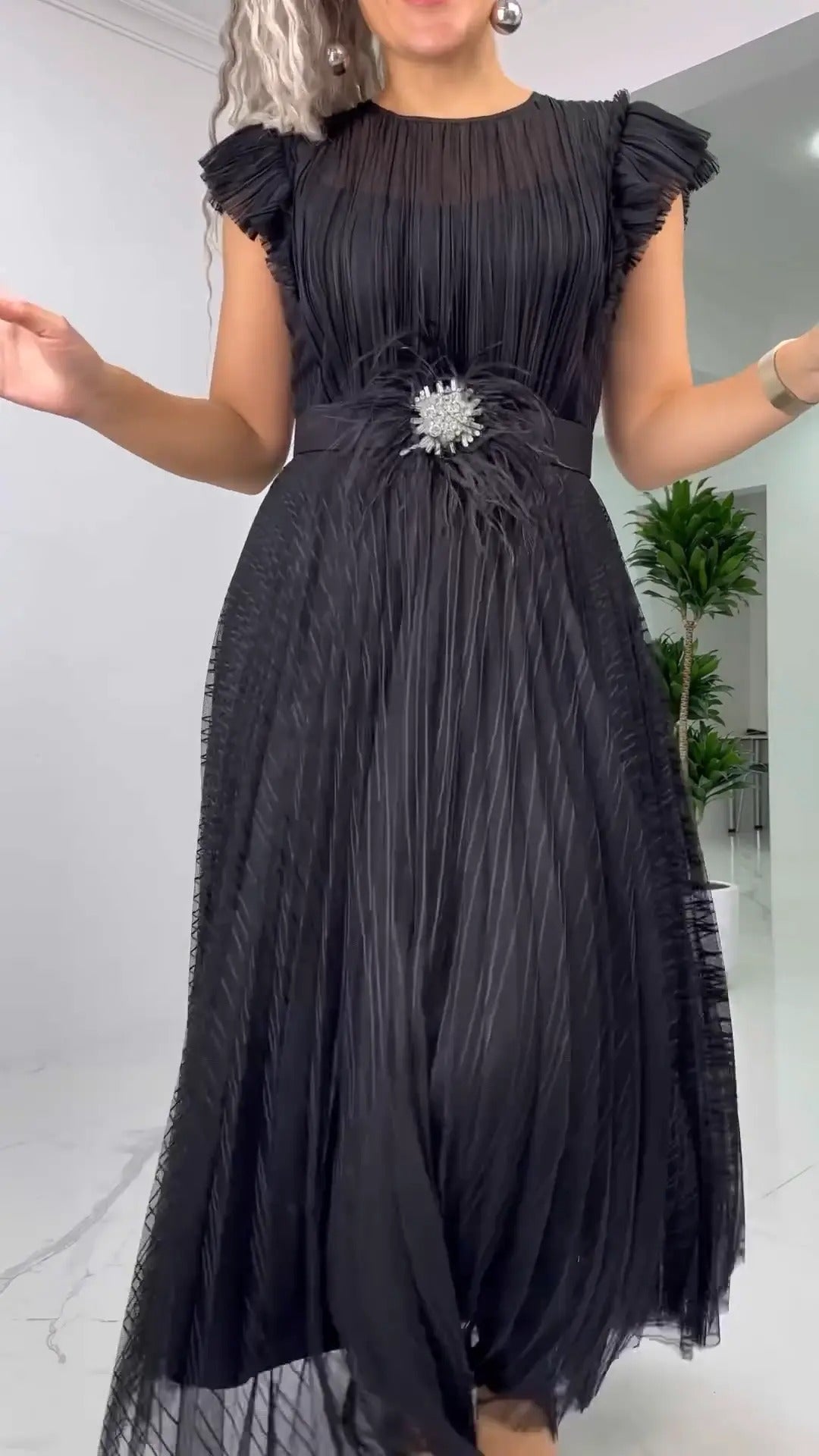 Veronica | Luxuriöses langes Kleid