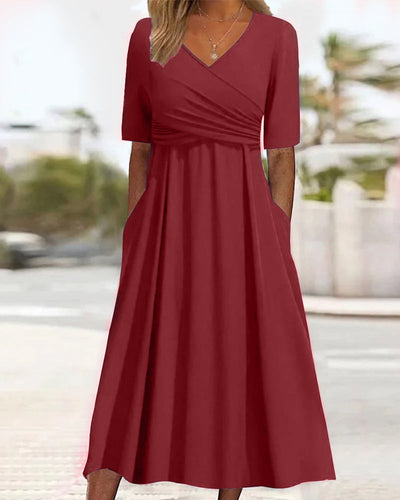 Stella | Schickes plissiertes Sommerkleid