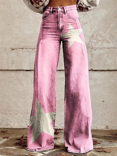 Mia - High-Waisted Wide-Leg Pants