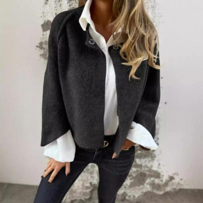Delfina | Schicke doppellagige Strickjacke