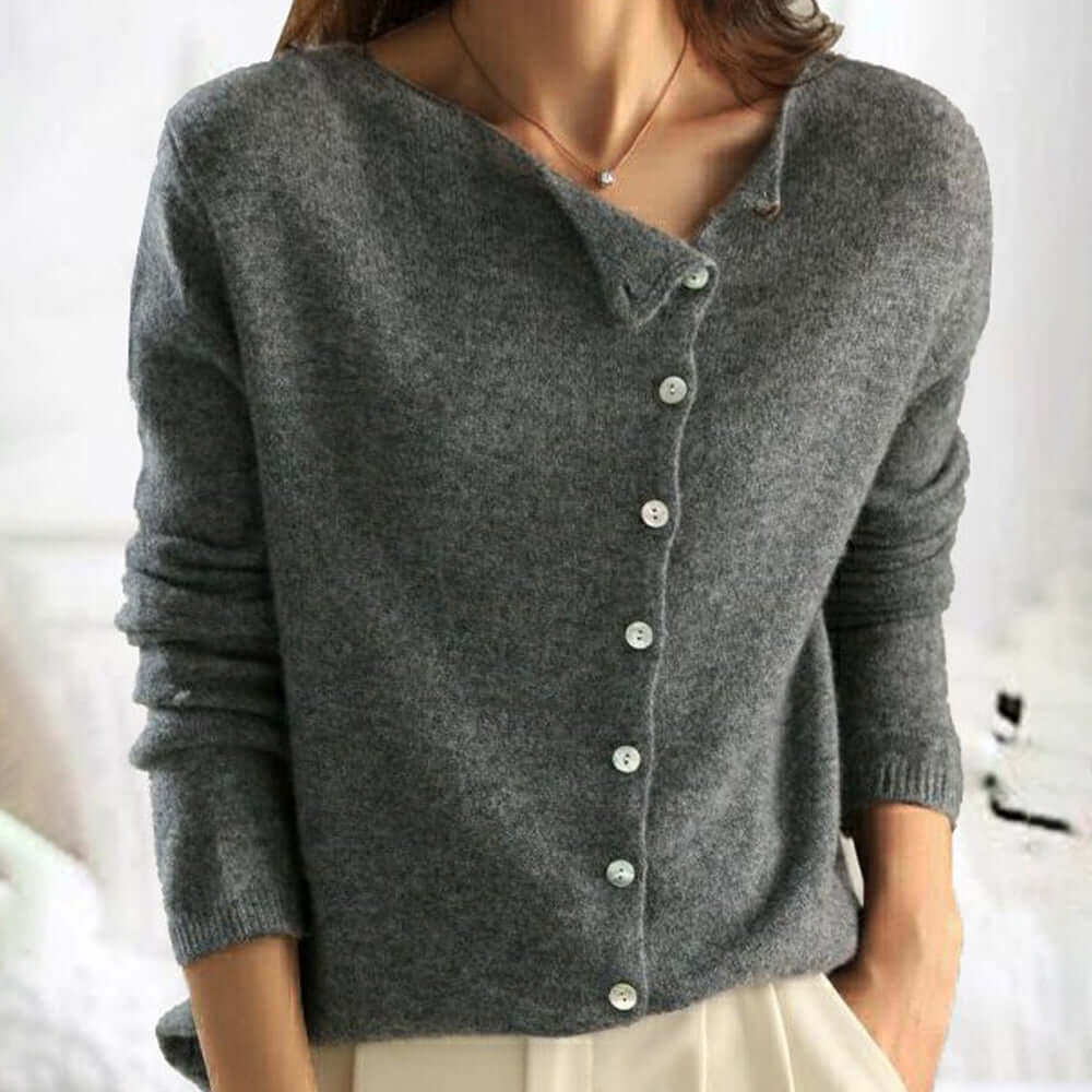 Velice® - Pullover mit Knöpfen