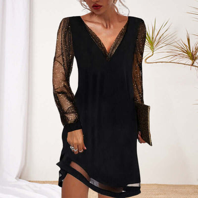 Matilda™ | Klassisches Abendkleid mit V-Ausschnitt für Damen 