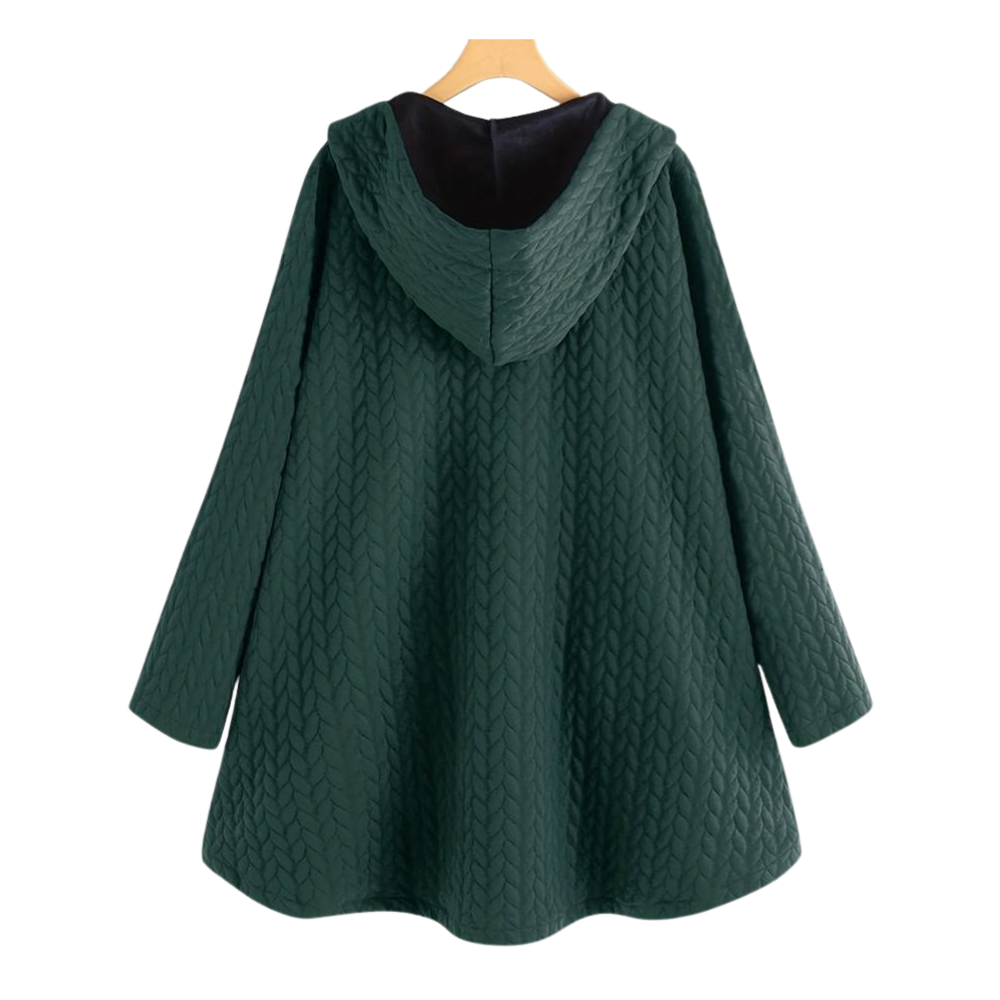 Josefin | Elegante Stepp-Kapuzenjacke mit Knöpfen