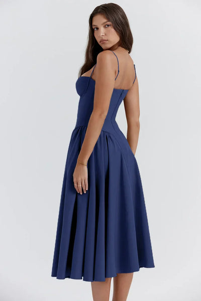 Ilona | Weich fließendes Midikleid