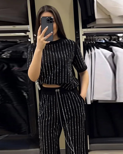 Megan | Zweiteiler mit Streifenmuster