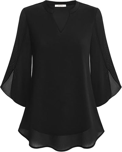 Petra – Chiffon-A-Linien-Bluse
