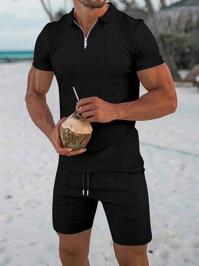 Alwin | Klassisches zweiteiliges Urlaubs-Outfit-Set