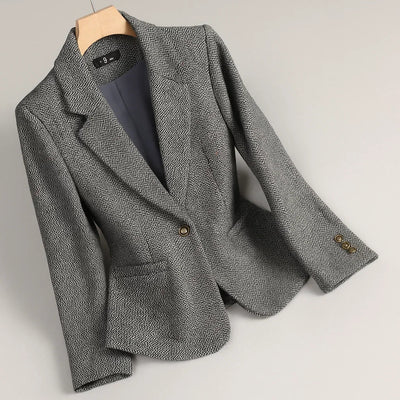 Aubrey | Herringbone Blazer