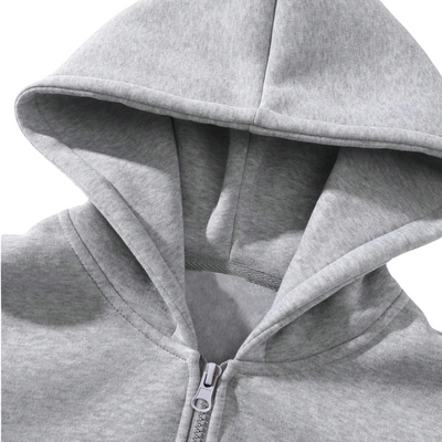 Sweat à capuche essentiel à demi-zip