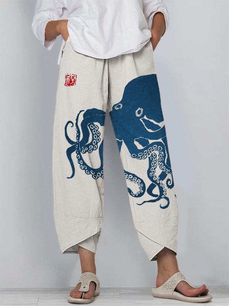 Charlotte | Ukiyo Octopus Pants