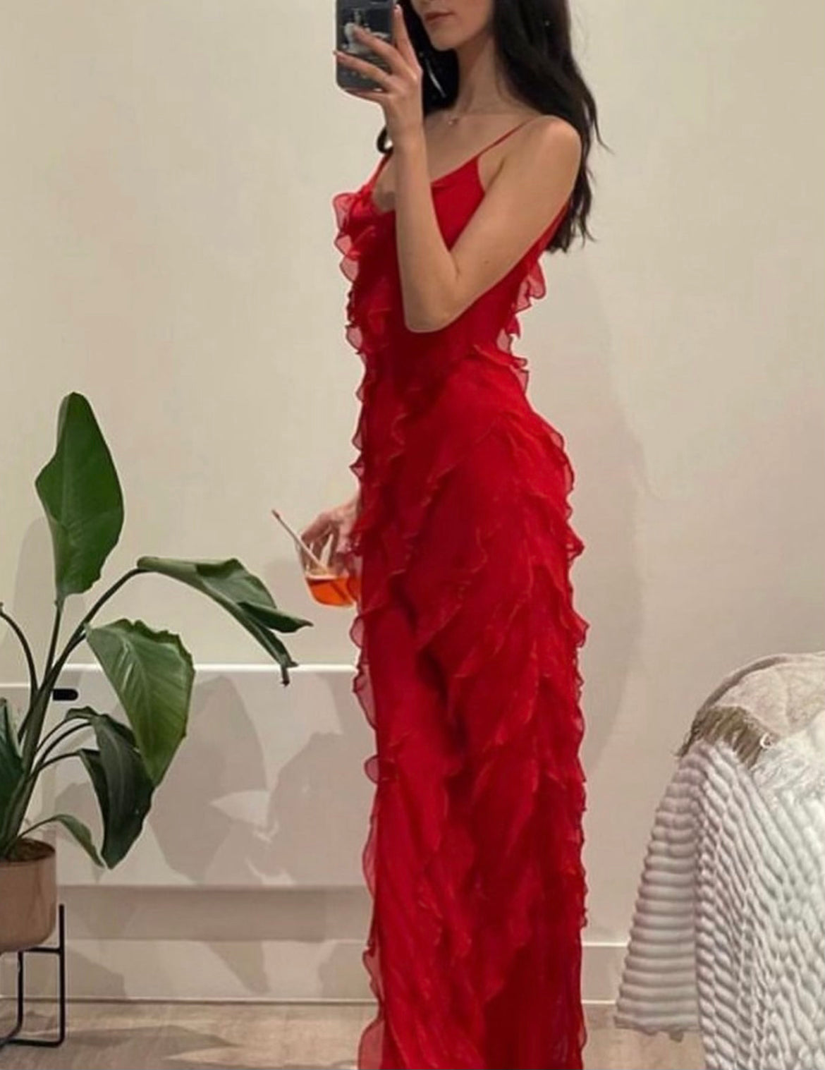 Zara - Elegantes Rüschenkleid