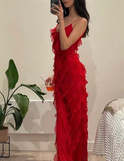 Zara - Elegantes Rüschenkleid