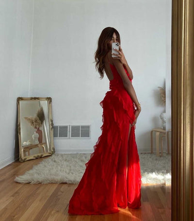 Zara - Elegantes Rüschenkleid
