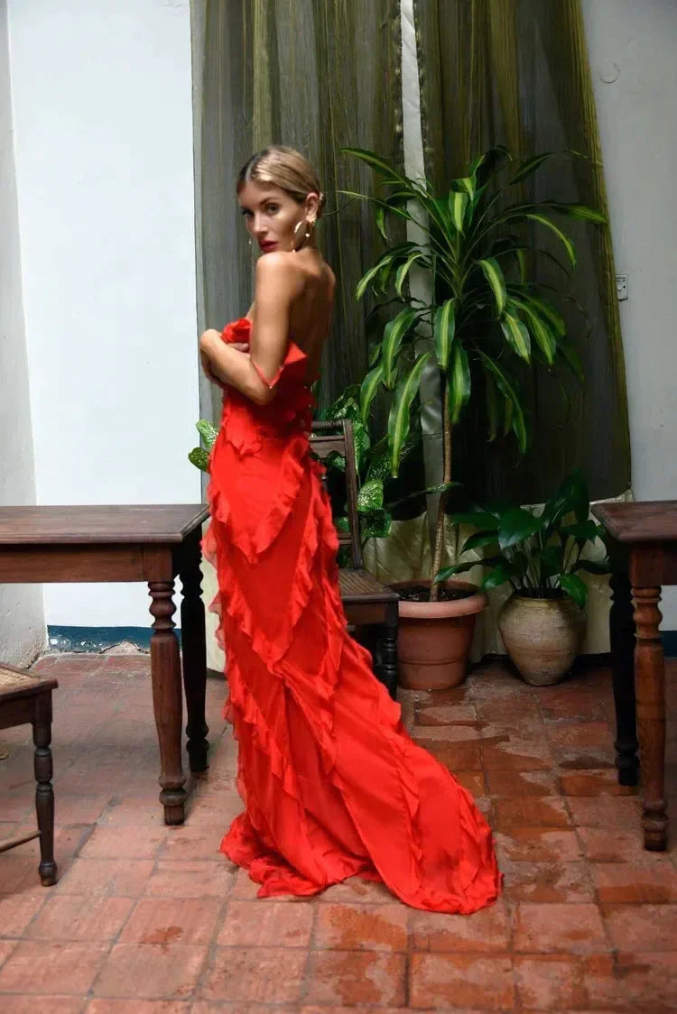 Zara - Elegantes Rüschenkleid