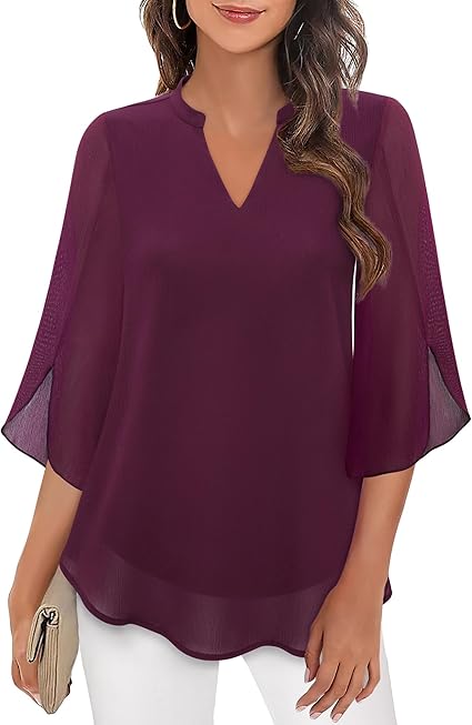 Petra – Chiffon-A-Linien-Bluse