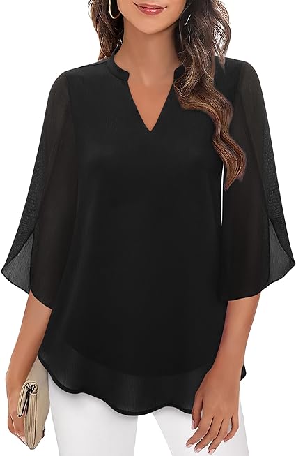 Petra – Chiffon-A-Linien-Bluse