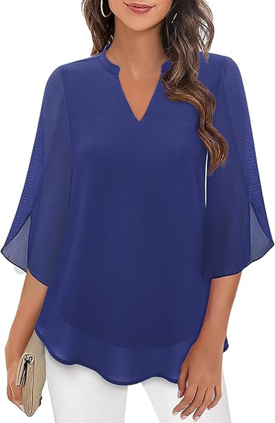 Petra – Chiffon-A-Linien-Bluse