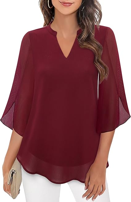 Petra – Chiffon-A-Linien-Bluse