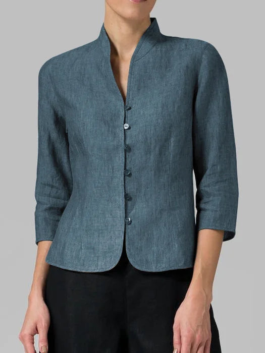 Seraphina | Bluse mit luxuriösem Kragen