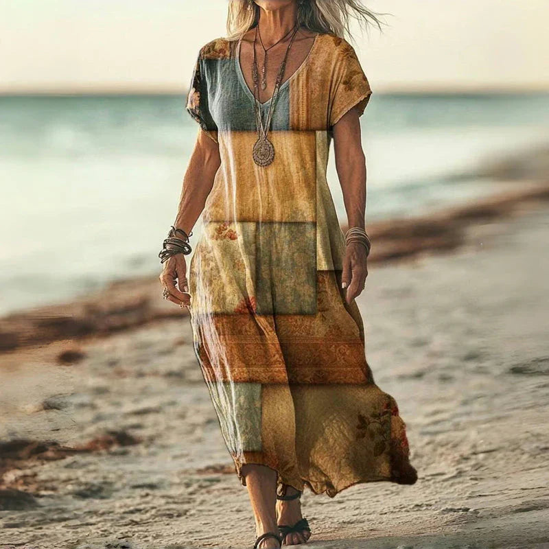 Piera | Kleid mit Farbverlaufsanhänger