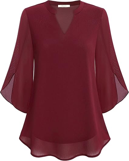 Petra – Chiffon-A-Linien-Bluse