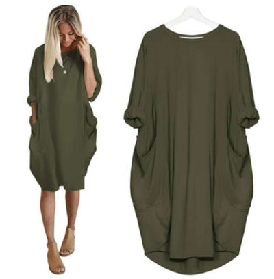 Minelotte | Komfortables Taschenkleid