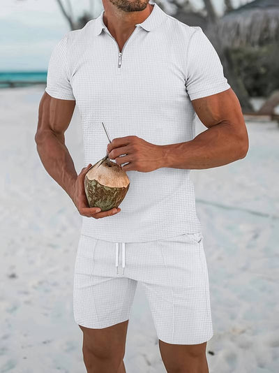 Alwin | Klassisches zweiteiliges Urlaubs-Outfit-Set